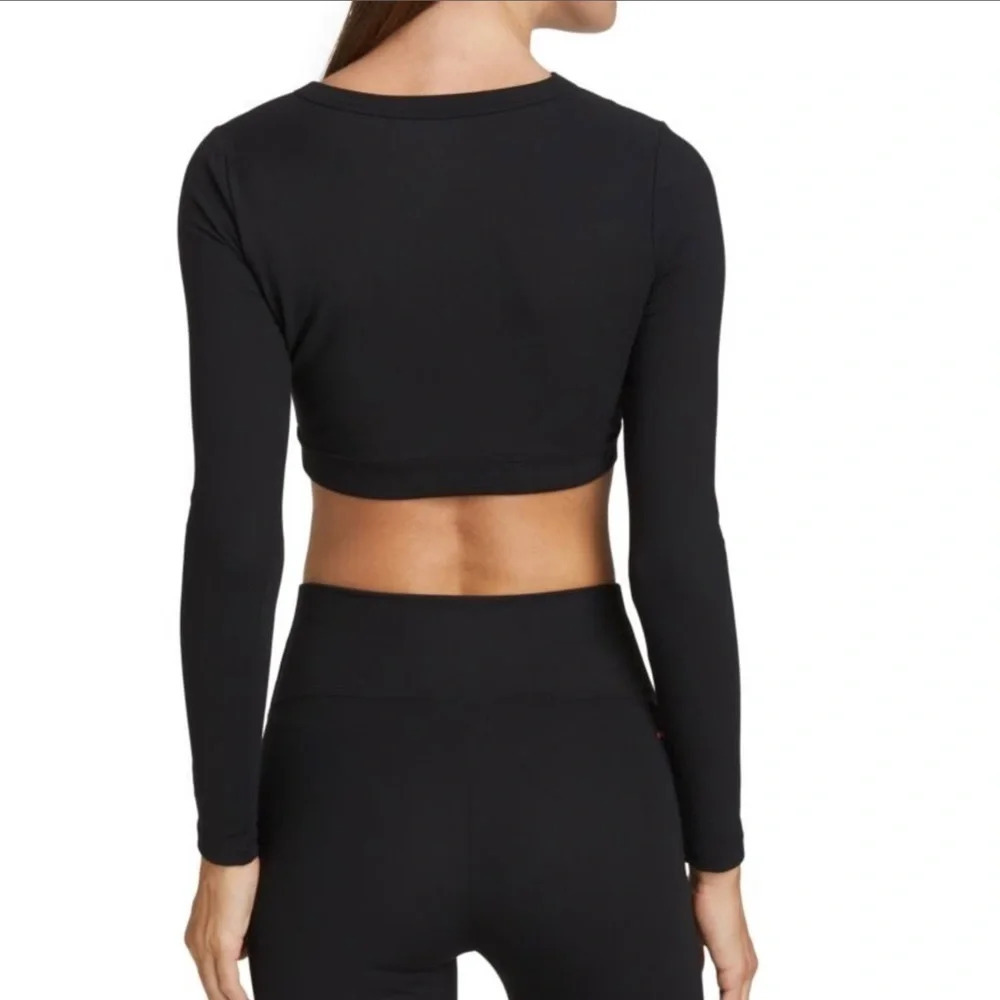 n:Philanthropy Roxy Crop Top in Black NWT - Picture 2 of 2